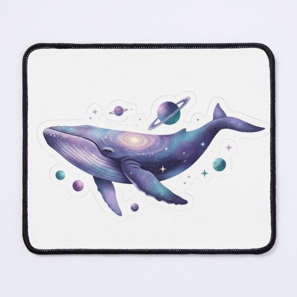 Item preview, Cosmic Whale Galaxy Swim - Dreamcore Aesthetic Art designed and sold by Skill_&_Stone.