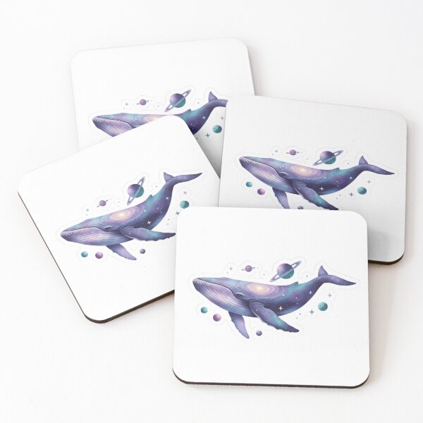 Item preview, Cosmic Whale Galaxy Swim - Dreamcore Aesthetic Art designed and sold by Skill_&_Stone.