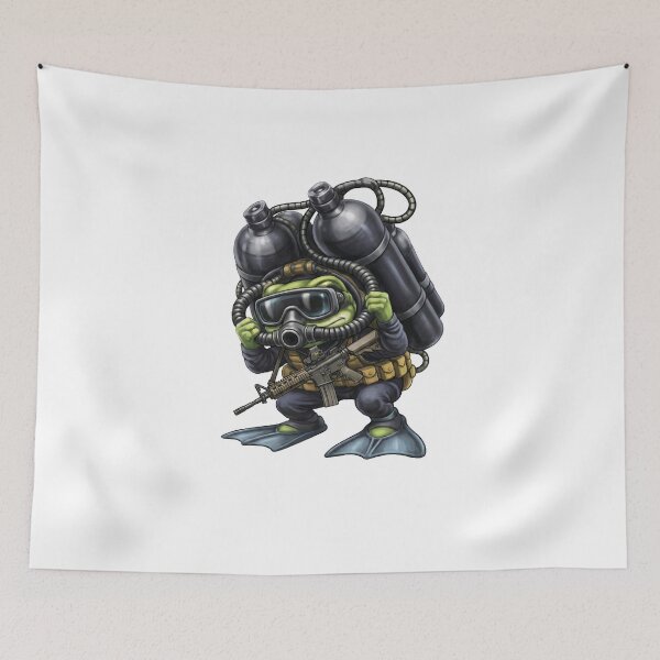 Item preview, Navy Seals frog designed and sold by RAWLIFEGRAPHIC.