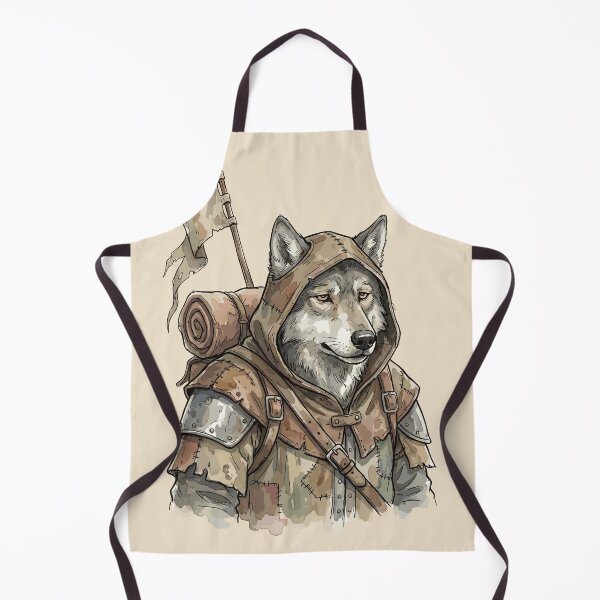 Item preview, Knightcore: The Weary Warhorse Wolf designed and sold by bapupa.