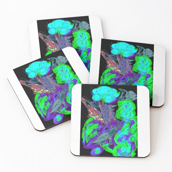 Item preview, The infinite universe glitched blue and green designed and sold by Aimzeescrazycreations.