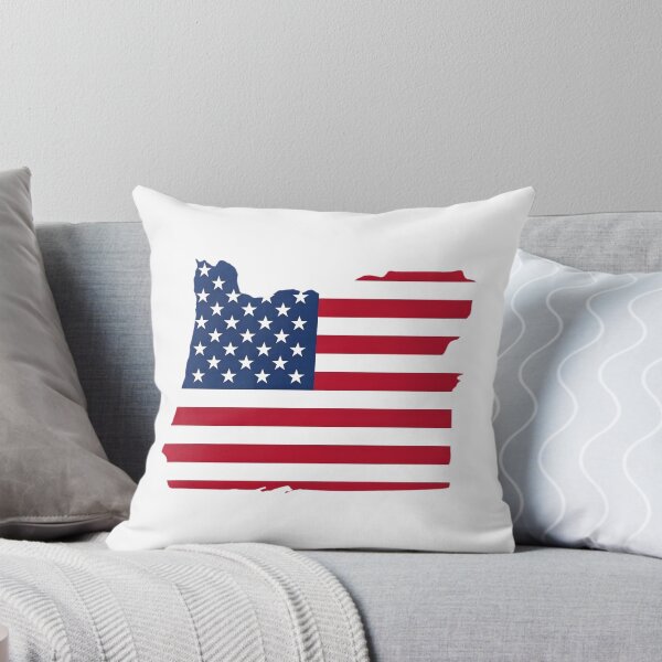 Item preview, Oregon Stars & Stripes State Silhouette – Distressed Americana designed and sold by Paper Drip.