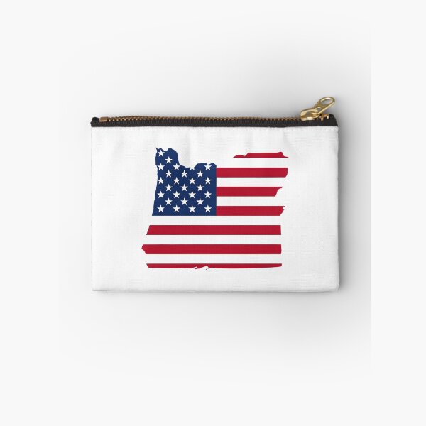Item preview, Oregon Stars & Stripes State Silhouette – Distressed Americana designed and sold by Paper Drip.