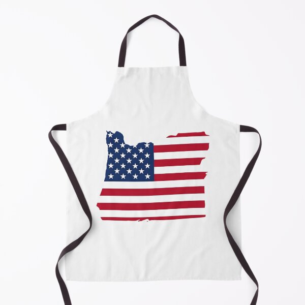 Item preview, Oregon Stars & Stripes State Silhouette – Distressed Americana designed and sold by Paper Drip.