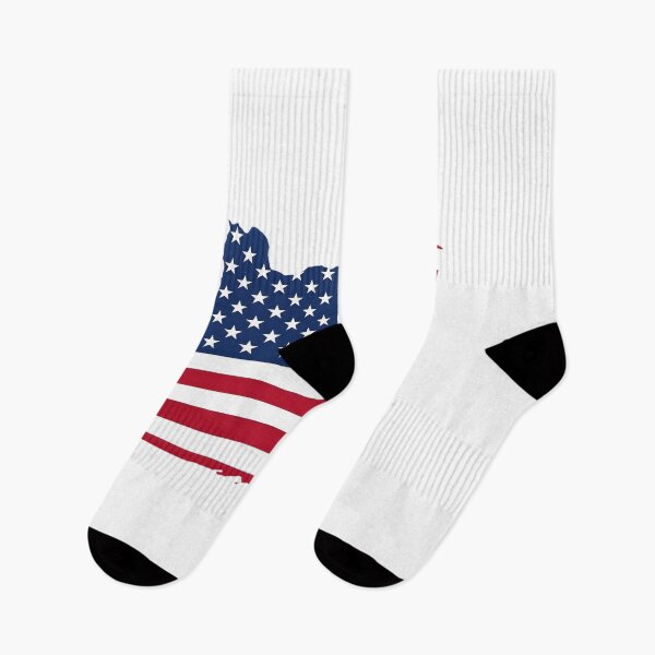 Item preview, Oregon Stars & Stripes State Silhouette – Distressed Americana designed and sold by Paper Drip.
