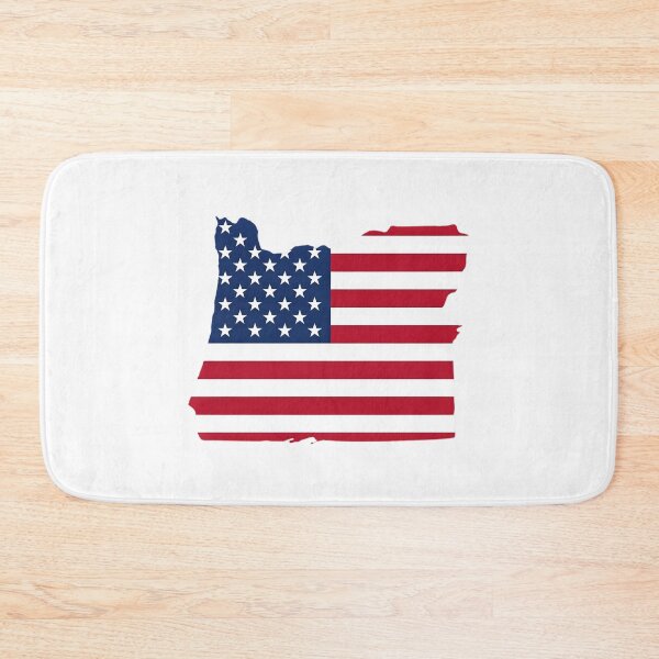 Item preview, Oregon Stars & Stripes State Silhouette – Distressed Americana designed and sold by Paper Drip.