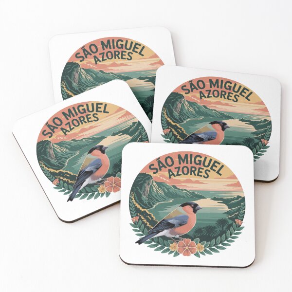 Item preview, São Miguel Azores Priolo Bird Vintage Travel Art - Retro Nature Illustration designed and sold by CircinusStore.