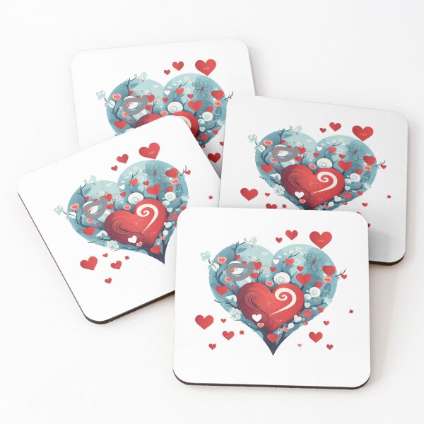 Item preview, Colorful Heart With Mini Hearts – Cute Vibrant Design designed and sold by Gadet100.