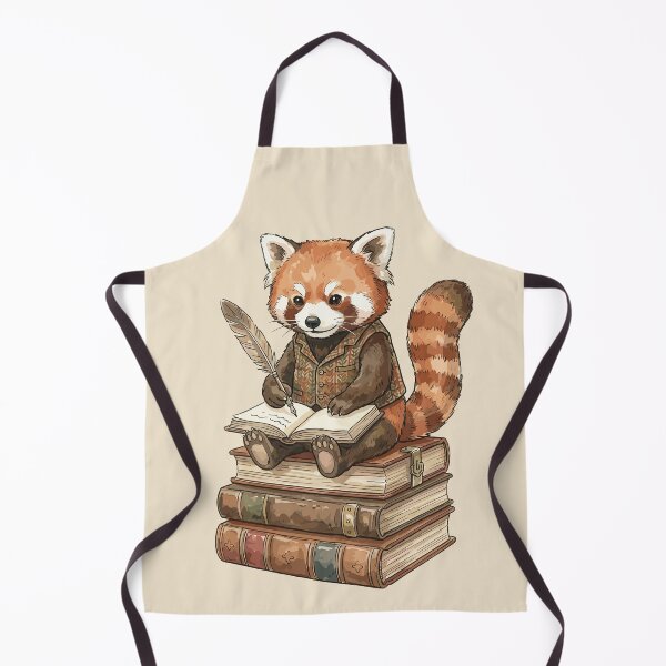 Item preview, Light Academia: Literary Red Panda designed and sold by bapupa.