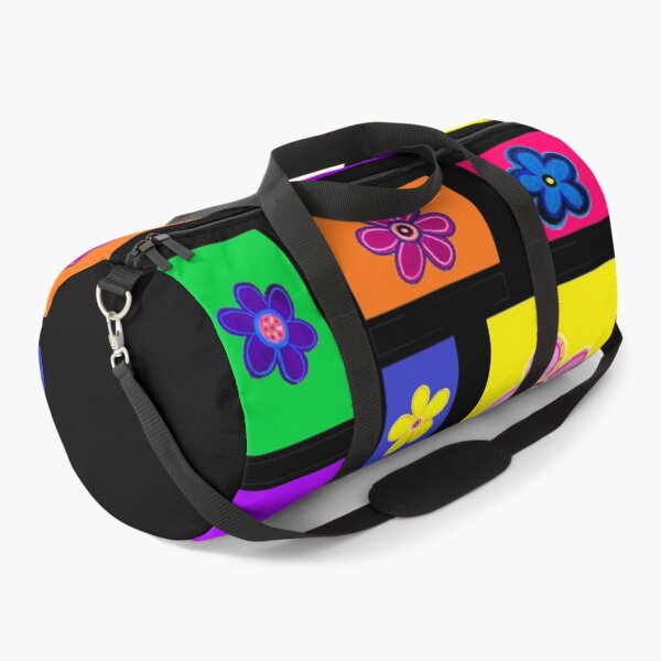 Item preview, Patchwork Flowers Hand Drawn Bright Flowers designed and sold by kel72.