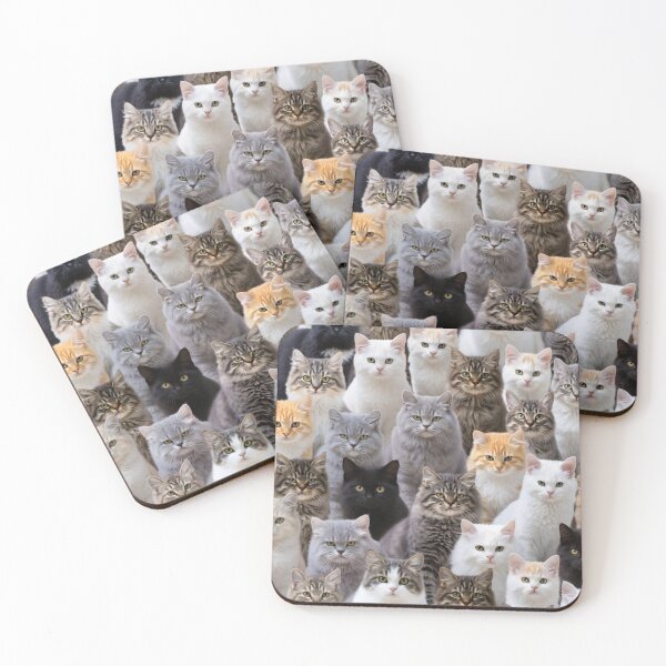 Item preview, Many Different Cat Faces Together designed and sold by SassyArtistry.