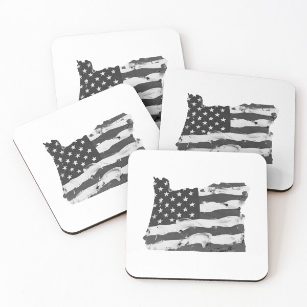 Item preview, Oregon State Stars & Stripes Silhouette – Black and White designed and sold by Paper Drip.