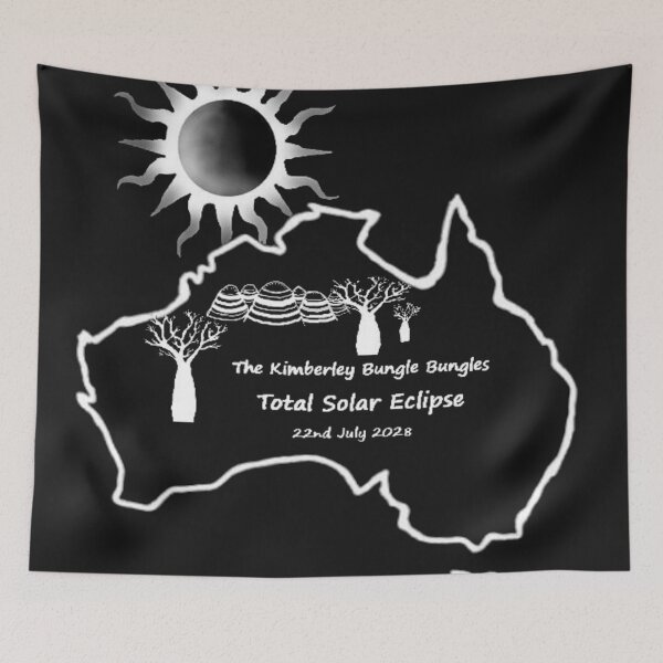 Item preview, Solar Eclipse at the Bungle Bungles July 2028 designed and sold by bluegumleaf.