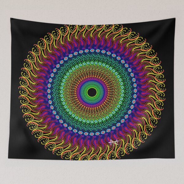 Item preview, psychedelic mandala number two designed and sold by UrielCalavera.