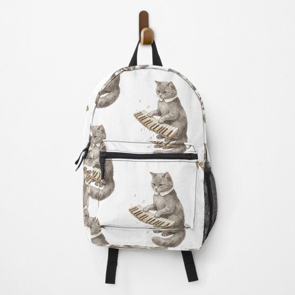 Item preview, Light Academia: Pianist Grey Tabby designed and sold by bapupa.