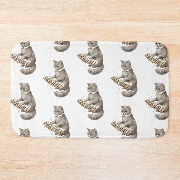 Item preview, Light Academia: Pianist Grey Tabby designed and sold by bapupa.