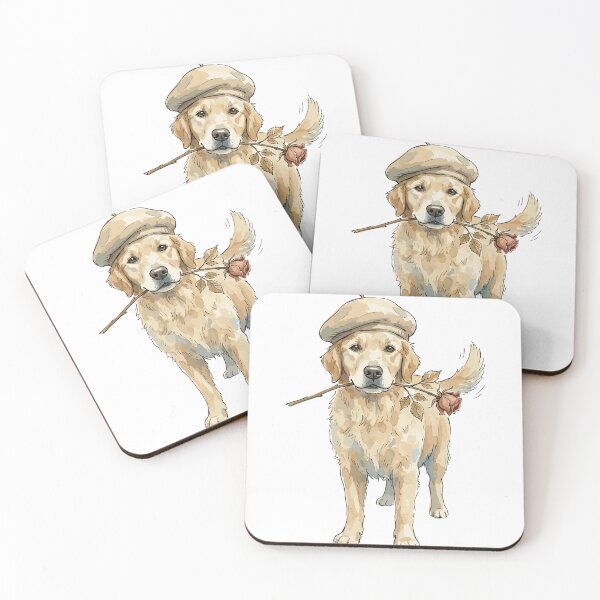 Item preview, Light Academia: Poet Golden Retriever designed and sold by bapupa.