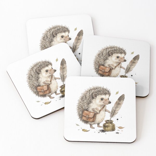 Item preview, Light Academia: Researcher Hedgehog designed and sold by bapupa.