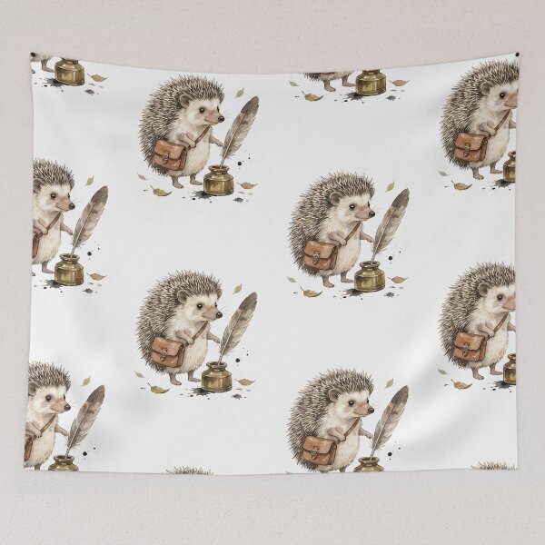 Item preview, Light Academia: Researcher Hedgehog designed and sold by bapupa.