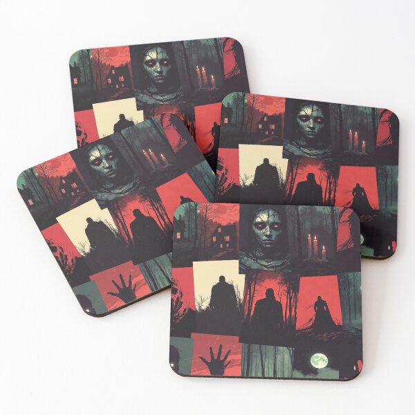 Item preview, Dark Horror Collage With Figures designed and sold by SassyArtistry.