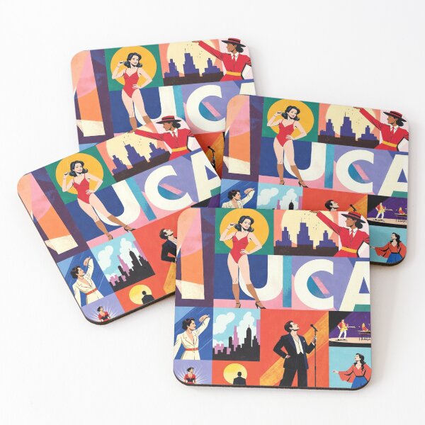 Item preview, Colorful Musical Theatre Collage Scenes designed and sold by SassyArtistry.