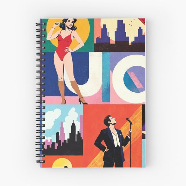 Item preview, Colorful Musical Theatre Collage Scenes designed and sold by SassyArtistry.