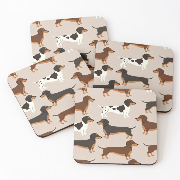 Item preview, Cute Dachshund Dogs Repeating Pattern designed and sold by SassyArtistry.