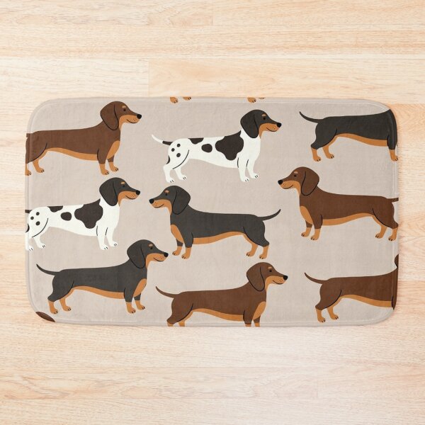 Item preview, Cute Dachshund Dogs Repeating Pattern designed and sold by SassyArtistry.