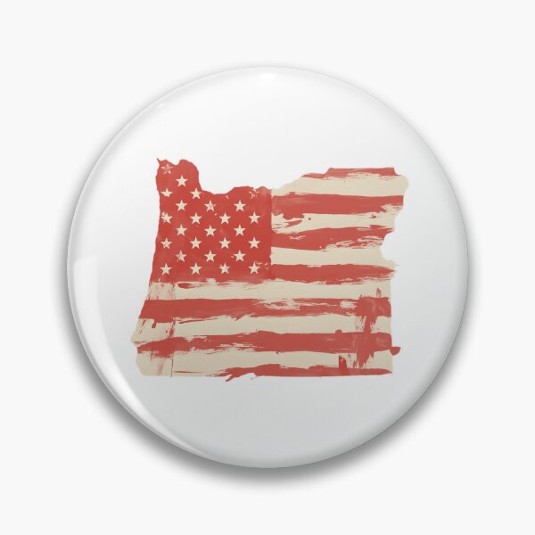 Item preview, Oregon USA Flag Silhouette – Stars and Stripes State Outline designed and sold by Paper Drip.
