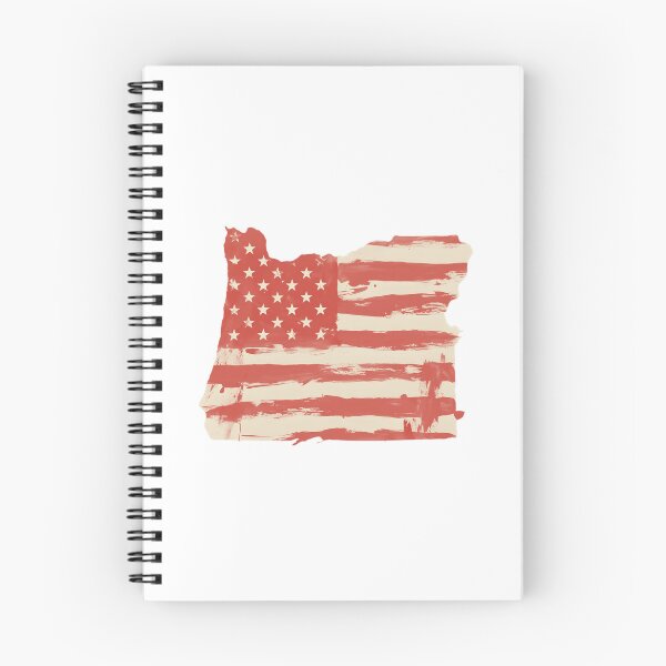 Item preview, Oregon USA Flag Silhouette – Stars and Stripes State Outline designed and sold by Paper Drip.