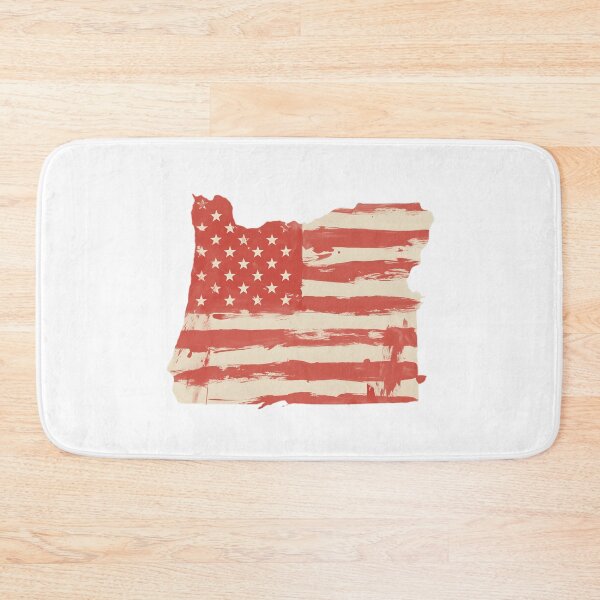 Item preview, Oregon USA Flag Silhouette – Stars and Stripes State Outline designed and sold by Paper Drip.