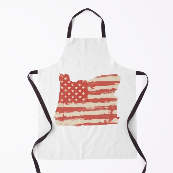Item preview, Oregon USA Flag Silhouette – Stars and Stripes State Outline designed and sold by Paper Drip.