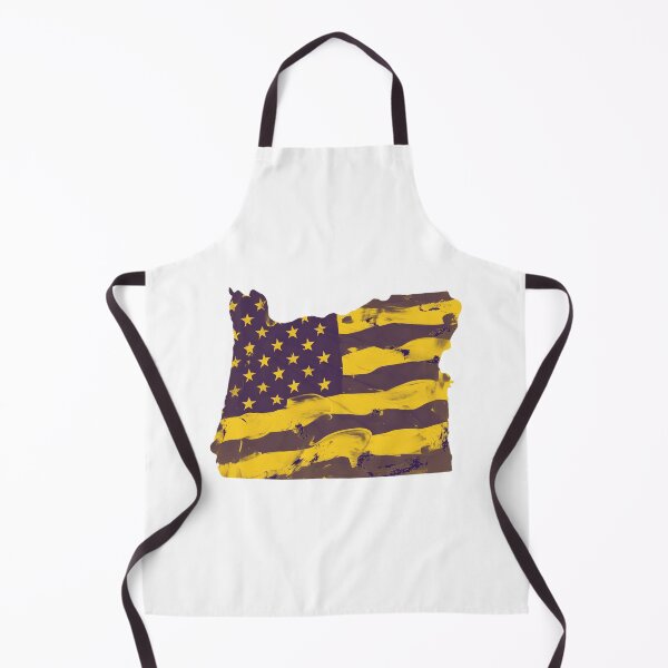 Item preview, Oregon USA Flag Silhouette – Stars and Stripes State Outline designed and sold by Paper Drip.
