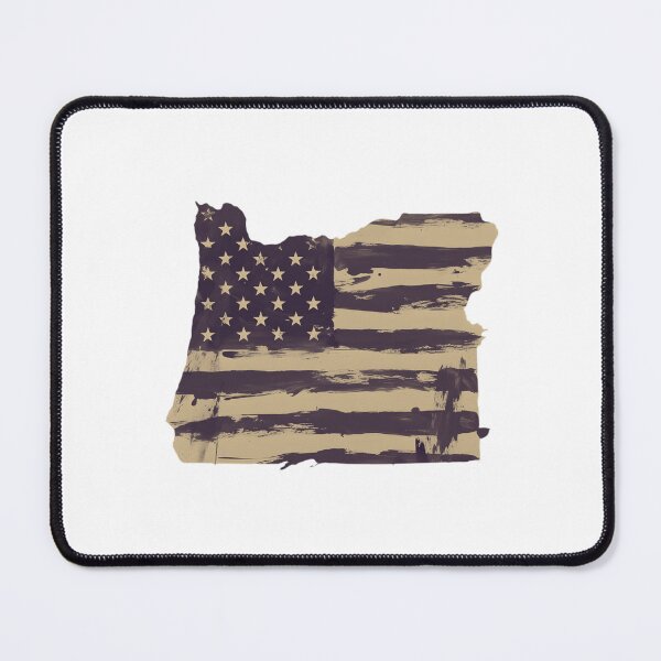Item preview, Oregon State Vintage Stars & Stripes – Brown and Gold designed and sold by Paper Drip.