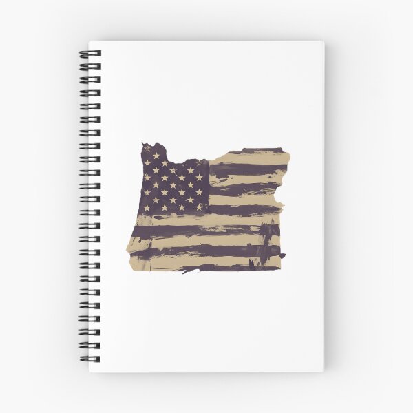 Item preview, Oregon State Vintage Stars & Stripes – Brown and Gold designed and sold by Paper Drip.
