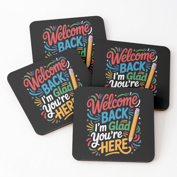 Item preview, Welcome Back I’m Glad You’re Here Back To School designed and sold by mandiana.