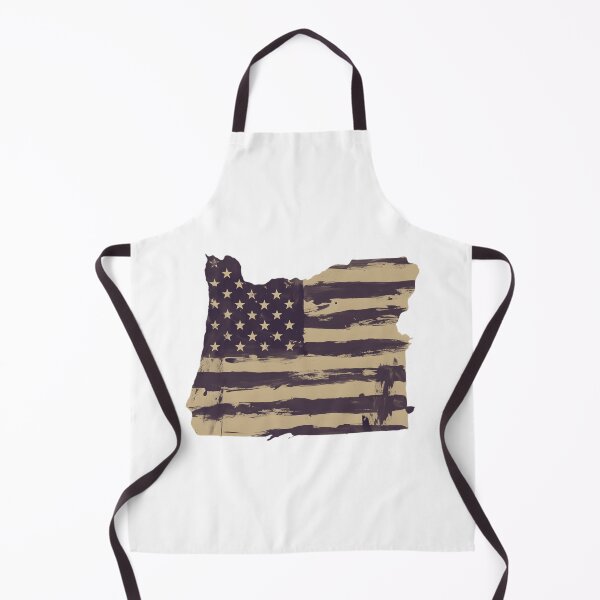 Item preview, Oregon State Vintage Stars & Stripes – Brown and Gold designed and sold by Paper Drip.