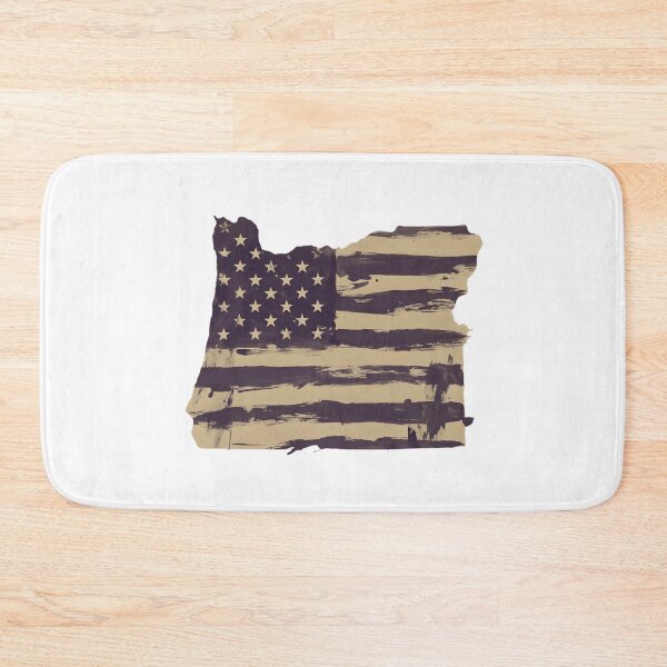 Item preview, Oregon State Vintage Stars & Stripes – Brown and Gold designed and sold by Paper Drip.