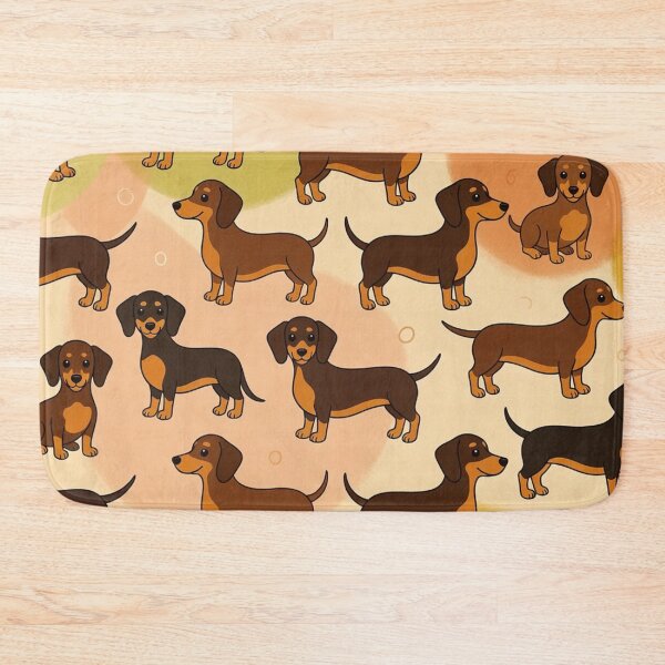 Item preview, Cute Cartoon Dachshund Dogs Pattern designed and sold by SassyArtistry.