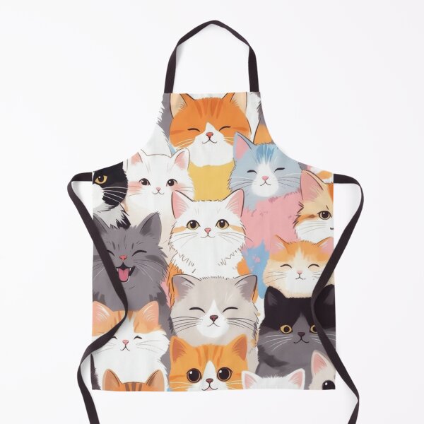 Item preview, Cute Cartoon Cats With Different Colors designed and sold by SassyArtistry.