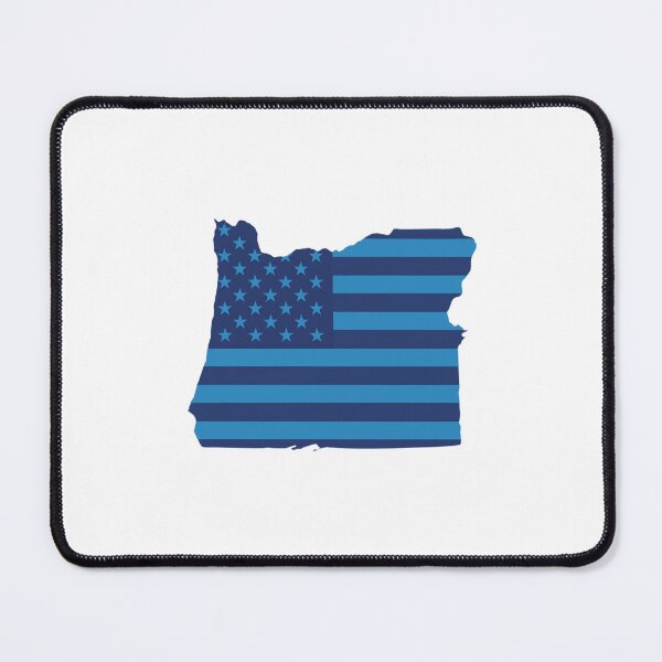 Item preview, Oregon USA Flag Silhouette – Stars and Stripes State Outline designed and sold by Paper Drip.