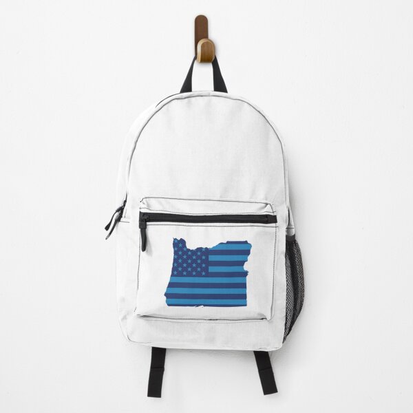 Item preview, Oregon USA Flag Silhouette – Stars and Stripes State Outline designed and sold by Paper Drip.