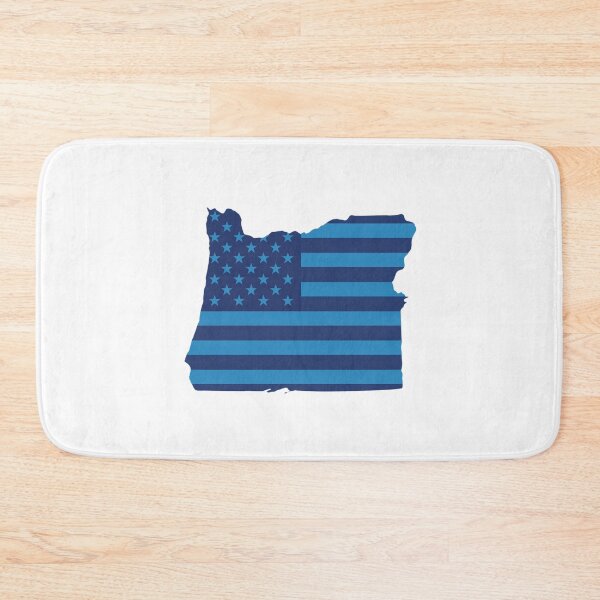 Item preview, Oregon USA Flag Silhouette – Stars and Stripes State Outline designed and sold by Paper Drip.