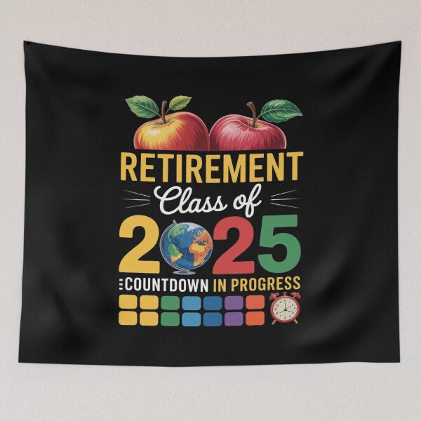 Item preview, Retirement Class Of 2025 Countdown In Progress Teacher  designed and sold by RsFilsingerArt.