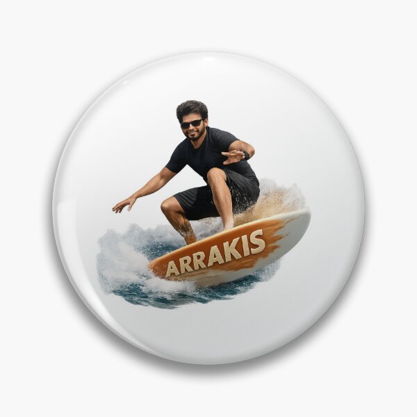 Item preview, Vijay is surfing on the Aarrakis surfboard designed and sold by Taoufik79-shop.