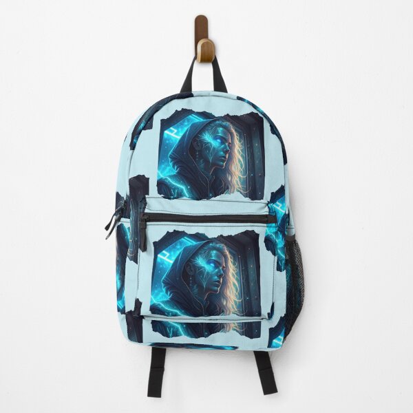 Item preview, Cosmic Sorceress Blue Neon Glow designed and sold by ValeriValera.