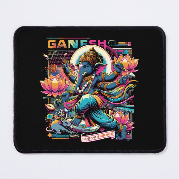 Item preview, yoga Ganesha, Hindu elephant god ganesha or Ganpati, happy diwali rangoli design 12ab designed and sold by mndesignworx.