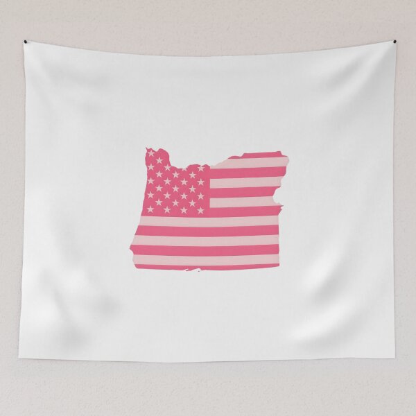 Item preview, Oregon USA Flag Silhouette – Stars and Stripes State Outline designed and sold by Paper Drip.