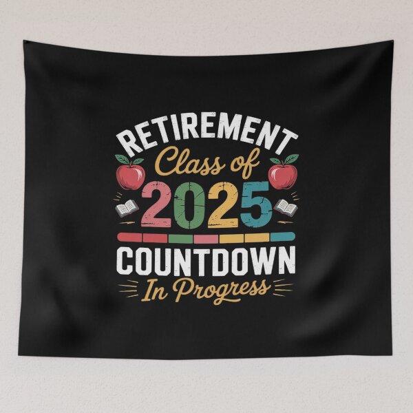 Item preview, Retirement Class Of 2025 Countdown Progress Retired Teacher  designed and sold by RsFilsingerArt.