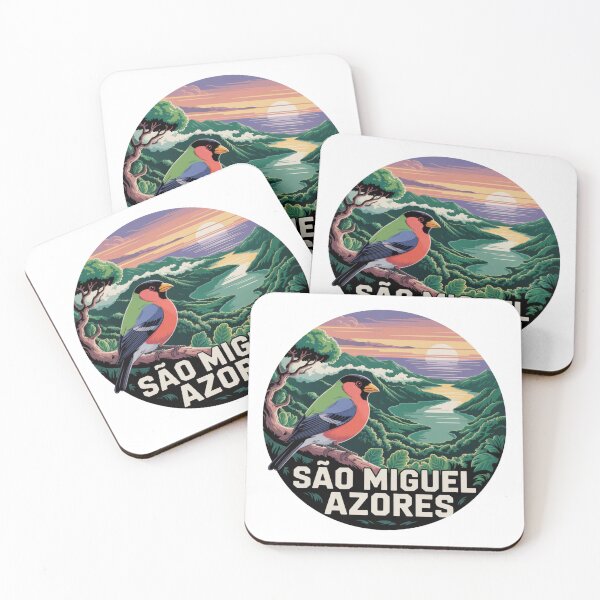 Item preview, São Miguel Azores Priolo - Retro Island Nature designed and sold by CircinusStore.